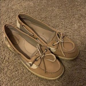 tan Sperry shoes